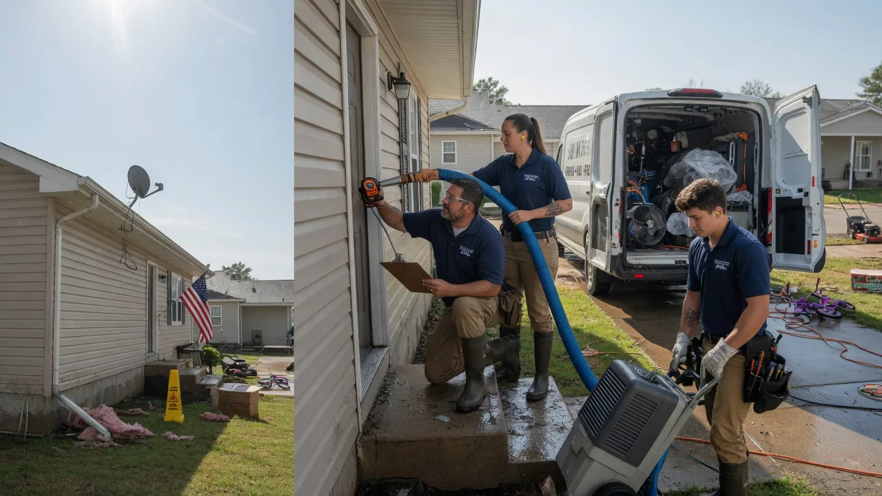 Ceiling Water Damage Restoration in West Concord, MN near me